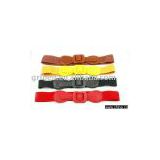 Elastic belts(ladies belts, pu belts,fashion belts, popular belts, new belts,women's belts,waist belts)