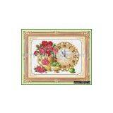 Cross-stitch Clock thumbnail-1