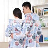 Reactive Printed Hooded Bathrobe Terry 100% Cotton thumbnail-2