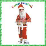 TZ8134 Children Christmas Costumes, Christmas Santa Claus Costume thumbnail-1