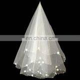 High Quality 1 Layer Tulle 1.5M Bridal Wedding Veils thumbnail-2