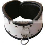 HMB-583C LEATHER DOG COLLAR COSTUME BLACK thumbnail-1