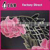 B-014 Bridal Front Piece Collars Sewing on Neckline Lace Applique for Garment Lace Applique Embroidery Designs thumbnail-3