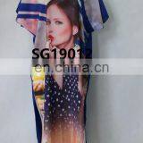 Factory Customized Women New Short Sleeve Casual One Piece Dress Chiffon Dresses thumbnail-3