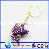 2015 Hot Selling Fish Keychain Wholesale, Crystal Carp Fish Key Chain , Gold Metal Fish Keyring thumbnail-6