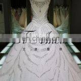 1A756 Princess Heavy Beading Luxury Shining Wedding Gown Evening Dress 2016 thumbnail-5