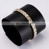 Silver and Gold Plated Stainless Steel Magnetic Bracelet Powerful Mens Magnetic Therapy Bracelet thumbnail-4