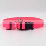Wholesale Factory Small Custom Logo Plain Vegan Print Printed Bulk Nylon Pet Dog Collar thumbnail-4