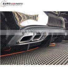 C63 Carbon Fiber Diffuser for MB C-Class W205 C63 to C63 PSM Style Carbon Fiber Rear Diffuser thumbnail-5