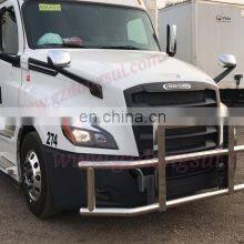 NEW !!! For Freightliner Cascadia 2018 Grille Deer Guard 304 Stainless Steel Bumper Guard With Brackets thumbnail-4