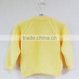 100% Cotton Girl Button Sweater Knitted Cardigan Wholesale thumbnail-2