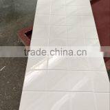 New Pattern Shower Surround, 8''x8'' Simulated Tile Panel System, Cultured Marble Shower Surround, Artificial Stone Tub Surround thumbnail-1