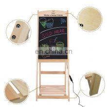 Wood A Frame LED DIY Chalkboard Sign thumbnail-1