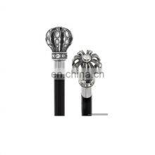 Silver Crystal Beaded Walking Stick