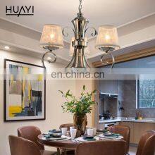 HUAYI European Modern Indoor Artistic Hanging Lights Chandelier E26 E27 Bedroom Living Room LED Pendant Light thumbnail-2