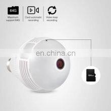 Wifi Panorama Camera Security Lamp Panoramic CCTV Video Bulb Wireless Surveillance Fisheye Camera Lamp thumbnail-3