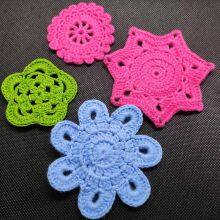 Handcraft garment accessories handmade cotton appliques
