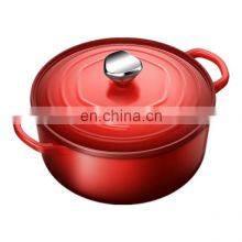 Cast Iron Carbon Steel Enamel Cooking Pot With s s Handle Cast Iron Pot thumbnail-2