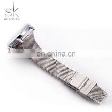SHENGKE Full Sliver Women Wrist Watches K0049L Girls Mesh Band Watch Ultra Ladies Handwatch Bracelet Watch thumbnail-5