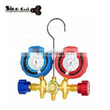 BRASS HVAC A/C REFRIGERATION KIT AC DOUBLE R134 R410A AT-536H MANIFOLD GAUGE SET Manifold Gauge Set R410 thumbnail-4