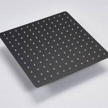 Bathroom Shower Set Wall Mounted Ultra Thin Rainfall Black Shower Head 30x30cm Shower System With Mixer thumbnail-1