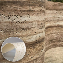 Interior Exterior Cladding Panels Wall 3D Slate Veneer Composite Decorative Soft Artificial Stone Travertine Mcm Flexible Stone thumbnail-1