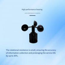 Wind Speed Sensor, Three-cup Anemometer, for Meteorological Research, Remote Monitoring, Meteorological Data Acquisition Transmitter, Wind Gauge thumbnail-4