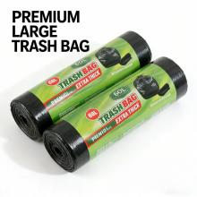 Large Size HDPE Garbage Bags Household Portable Disposable Trash Bag thumbnail-2