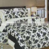Flocked Polyester Duvet Cover Comforter Set Made in China thumbnail-1