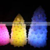 Color Box Milky Exterior Dancing Flame LED Candle thumbnail-2