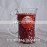 Natural Scented Candles in Lavender Glass Jar Container thumbnail-4