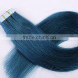 Caucasian Euronext uk Tape Hair Extensions Dark Blue Supplier's Choice thumbnail-3