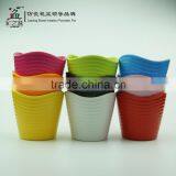 Direct Manufacturer Special Wavy Shape Caizhipen MX1301 Melamine Flower Pot Wholesale thumbnail-6