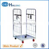 2 sides Insulated wire metal supermarket roll cages