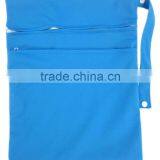 AnAnbay Reusable Baby Cloth Diaper Bags Solid Color Wet Bag thumbnail-3