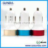 Lastest Design Best Quality 5V 2.1A Dual Port Electric Multiple Mobile Phone Car Charger thumbnail-3