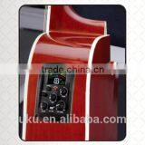 38 Inch Jumbo Wholesale Cheap Cutaway Basswood Acoustic Guitars for Kids thumbnail-2