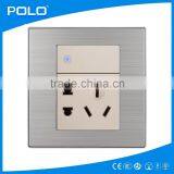 2015 Hot New Color Multiple Plug Socket Switched Socket Outlet