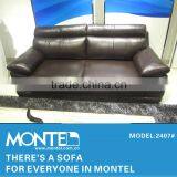 Germany Living Room Leather Black Asian Sofa thumbnail-5