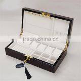 New Arrive Luxury Piano Lacquered Wooden Watch Box With Lock thumbnail-1