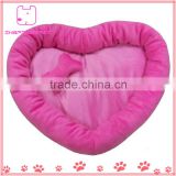 Soft Pet Bed Red Heart Shape Canopy Beds For Dogs