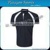 Custom Black Rugby Jersey thumbnail-1