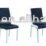 Modern Chromed PVC Dining Chair thumbnail-1