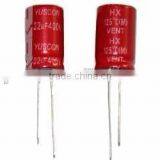 High Temperature 125C 3000hours Electrolytic Capacitors