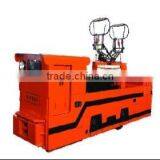 10 tons overhead line electric locomotive, China manufacture mining locomotive