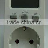 Wireless Digital Energy Power Meter Socket Europe Plug CE Certificate thumbnail-1