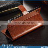 New Products Crazy Horse Skin Leather Wallet Case for Sony Xperia Z5 thumbnail-1