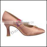 S5621 Ladies Folk Dance Shoes Wholesale High Heel Ballroom Dance Shoes for Line Dance Shoes thumbnail-1