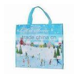 Metallic Gold Laminated pp Non Woven Bag With PVC Window thumbnail-1