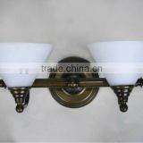 2014 Two light antique brass metal wall sconce lamp wall sconce light
